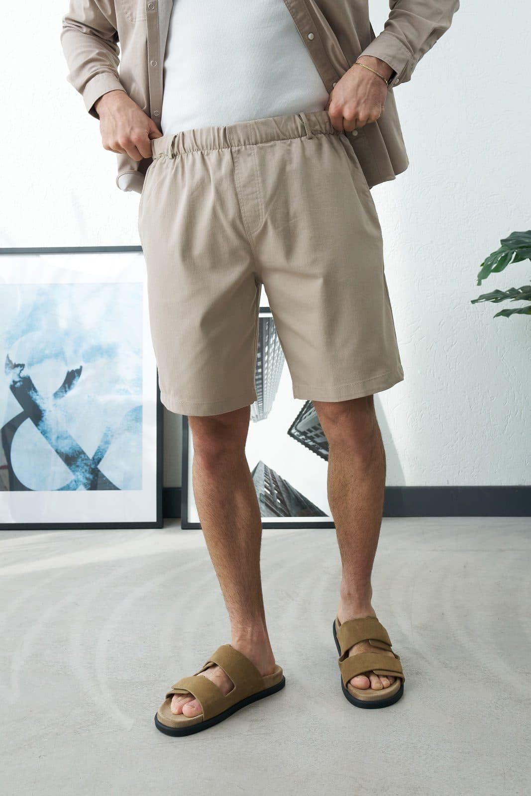 Short en lin