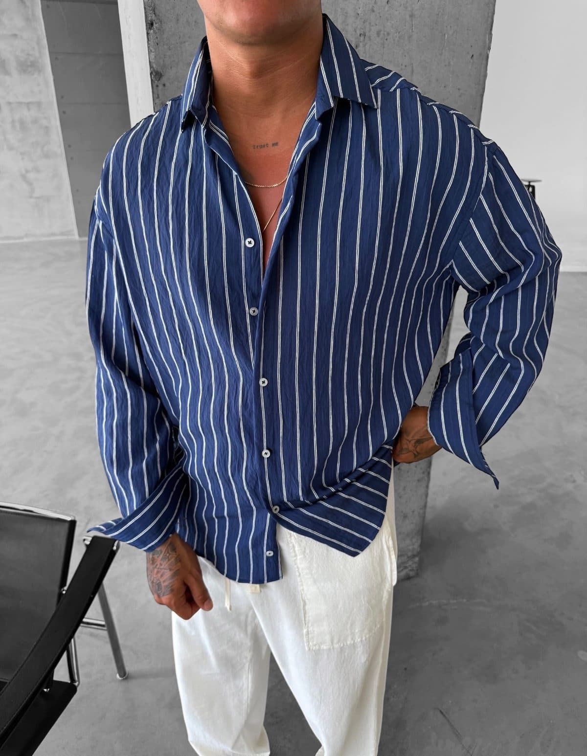 Chemise a rayures